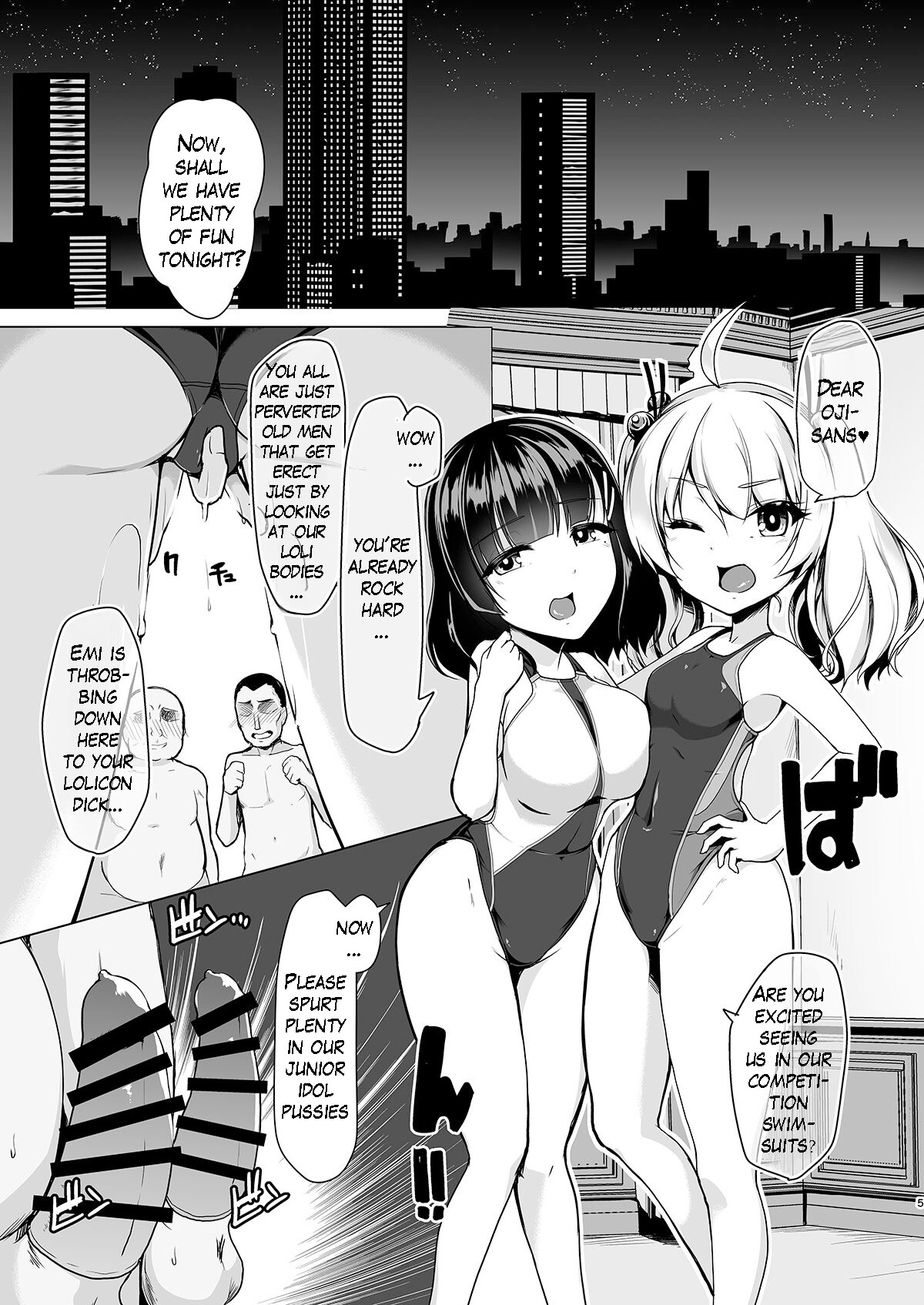 Hentai Manga Comic-Let's make our debut in competitive swimwear!-Read-3